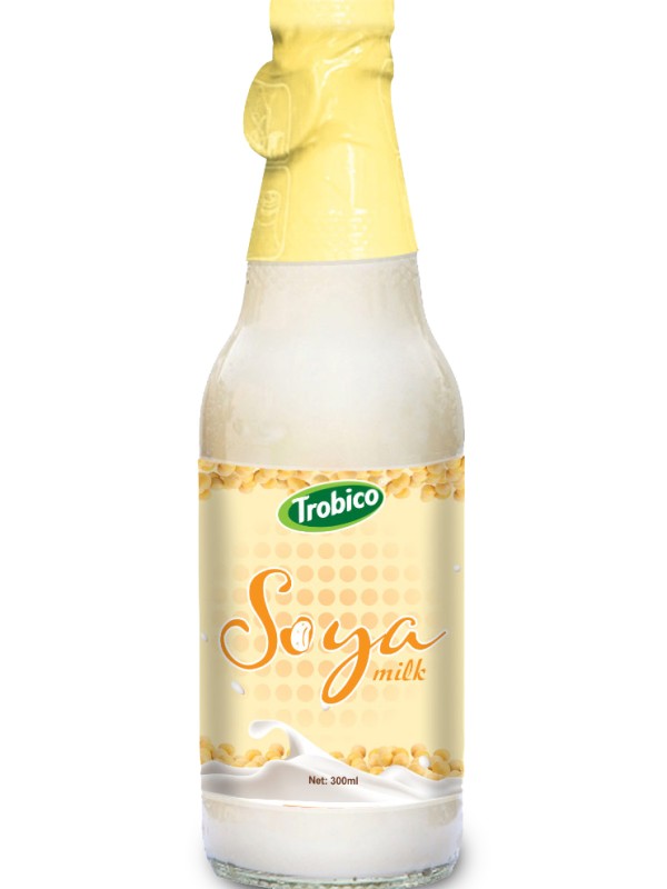 300ml Soya milk in Glass bottle